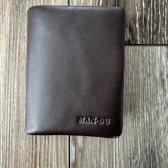 MAN-DU Other - Brown Leather Wallet/Genuine Leather/ La France❌SOLD ❌